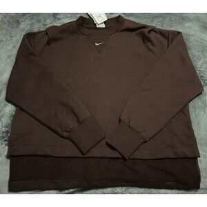 SMALL Sportswear Modern Fleece WomenS Oversized French Terry Crewneck